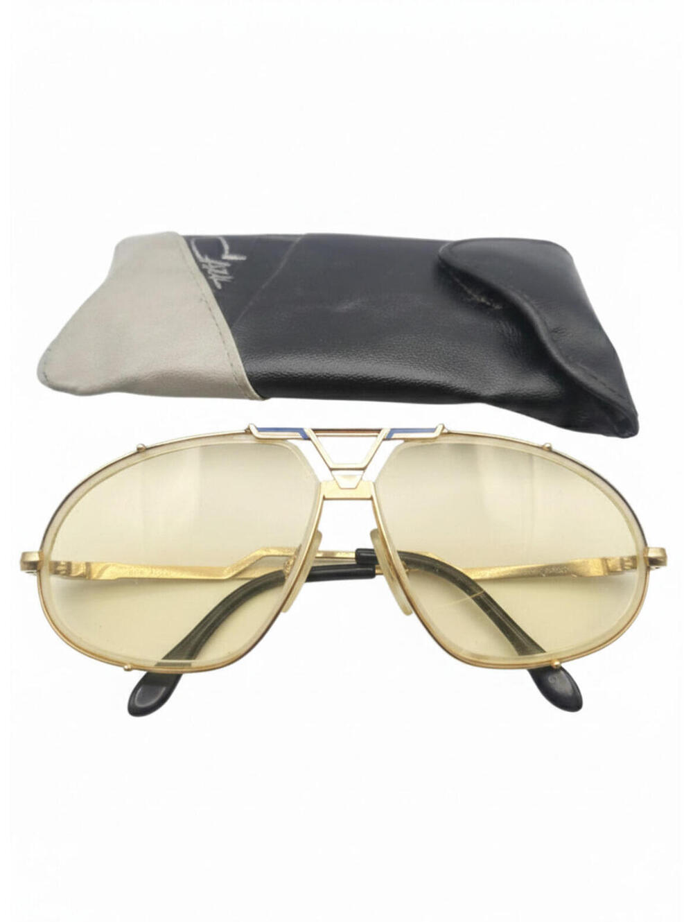 Cazal vintage glasses  Model 906  Gold FRAMES ONLY (original case)